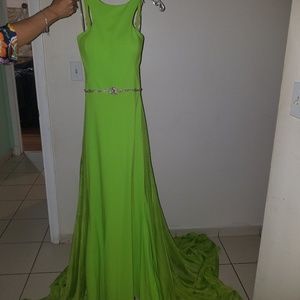 beautiful dress for beauty contest, red carpet